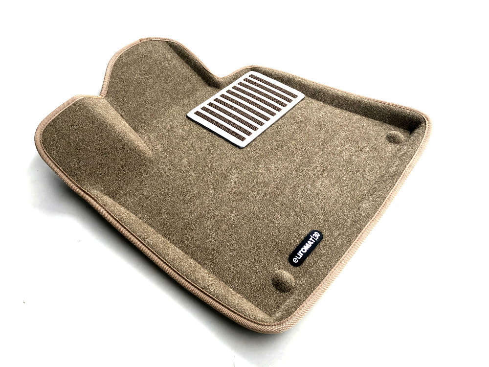 Коврики салона текст. 3D euro-std HYUNDAI Santa Fe (2018-) (БЕЖ) (EM3D) NP1